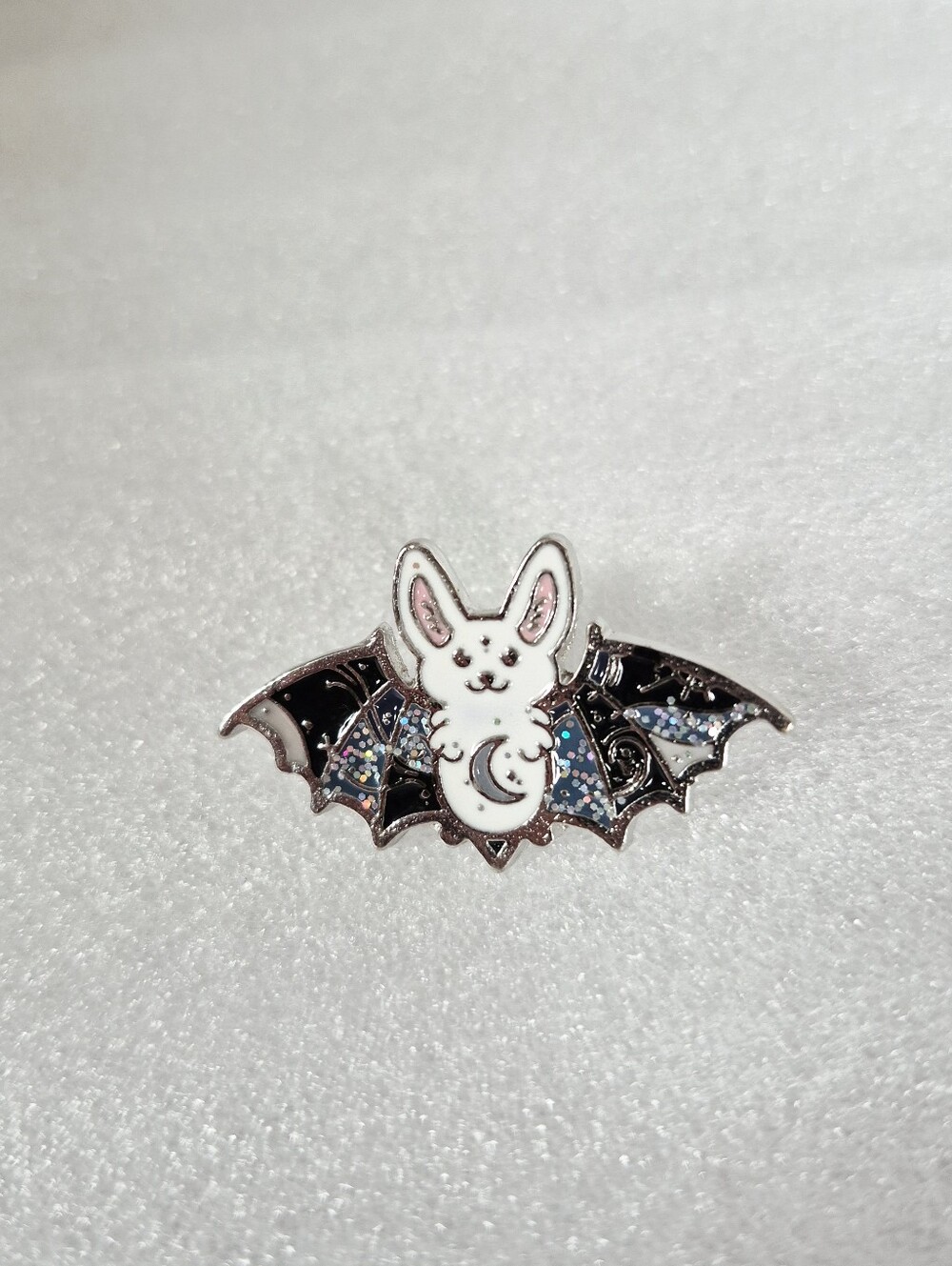 5/$25 Little Celestial Bat Glitter Pin